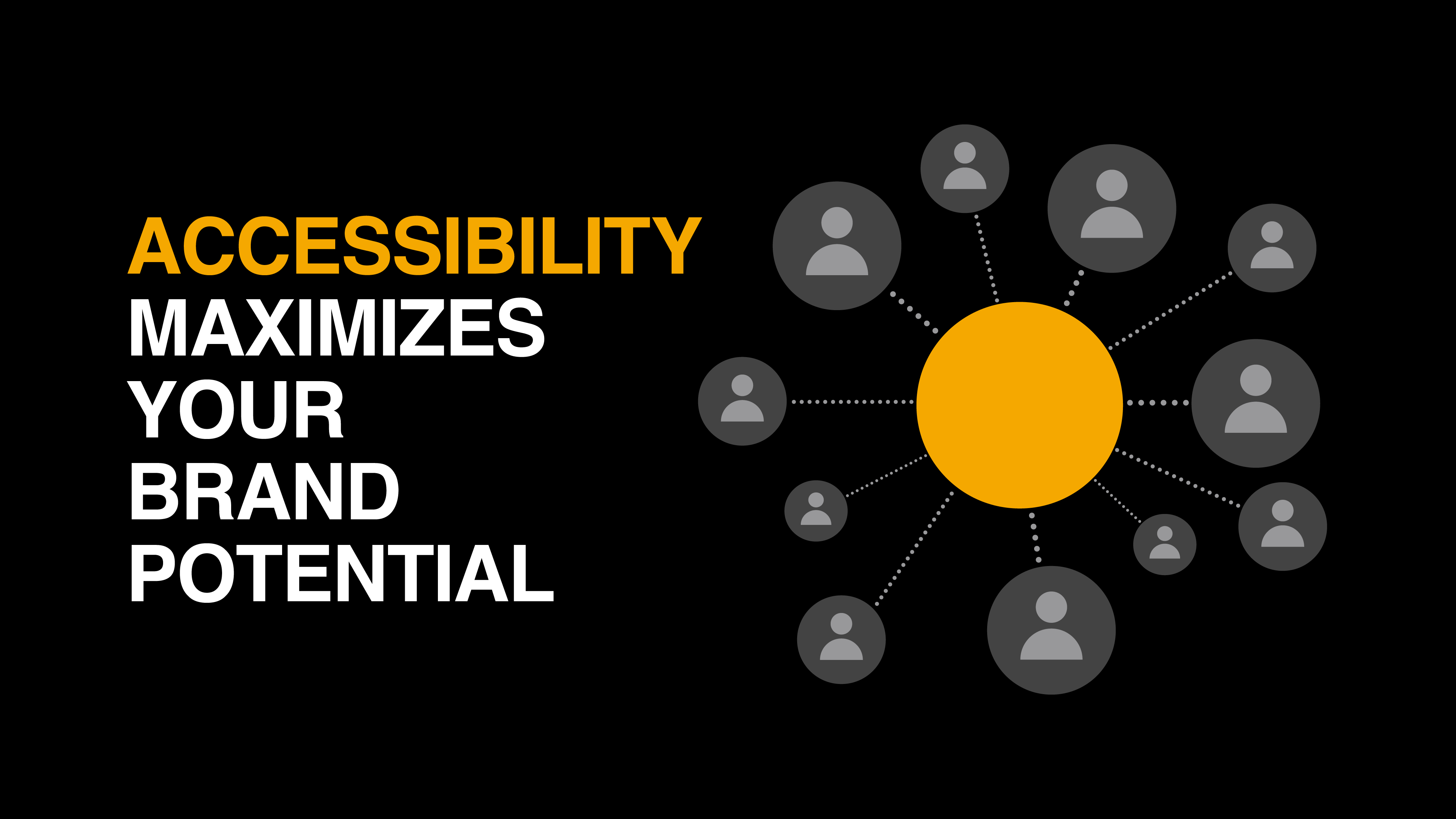 Accessibility maximizes your brand potential.