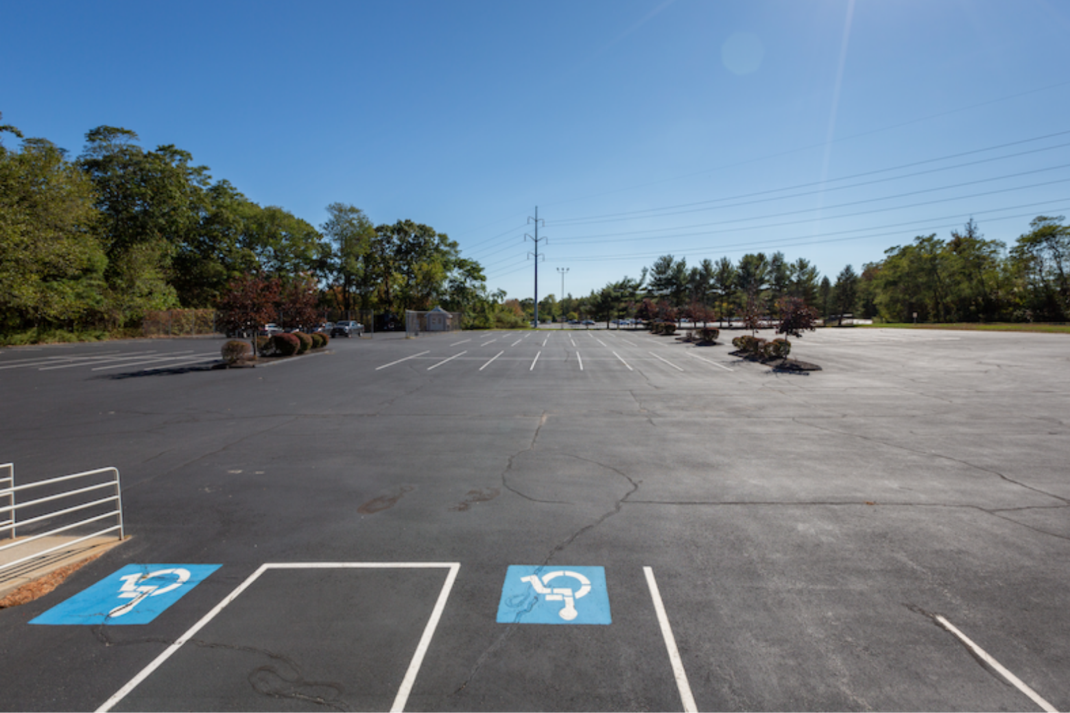 The parking lot at (add)ventures EPIC HQ.